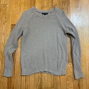 Small Banana Republic tan knit sweater